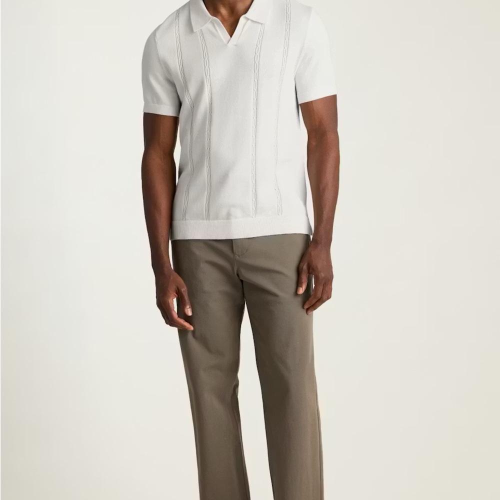 Bonobos Hudson Sweater Polo in Cream Size M